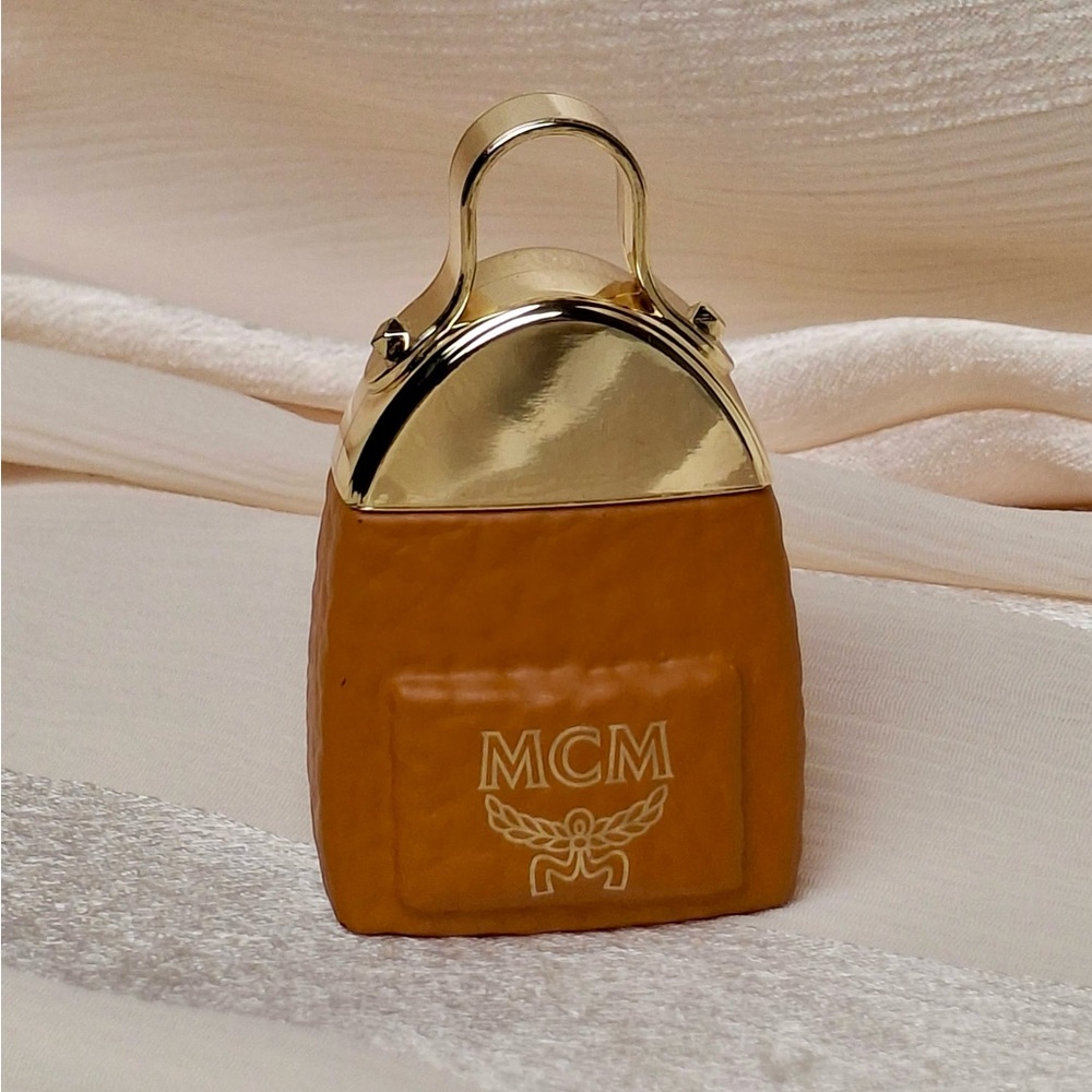 MCM Eau De Parfume Charm Backpack Lock Perfume Gold 7ml